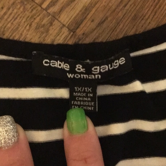 Cable & Gauge striped blouse - Picture 2 of 2